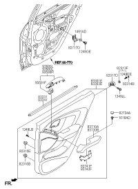 837412Z0009P-HANDLE-REAR DOOR PULL,RH
