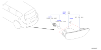 265501LB6B-FOG LAMP ASSY R