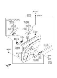 833292J110WK-GARNISH-PKG.SIDE,RH