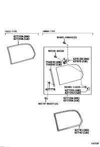 6271060723A1-WINDOW ASSY, QUARTER, RH