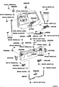 6921260030-HANDLE, BACK DOOR INSIDE