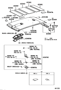 6331060501A0-HEADLINING ROOF