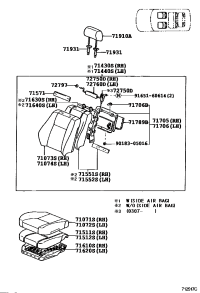 7151260120-Pad, fr seat