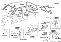 7507260031A3-MOULDING SUB-ASSY, FRONT DOOR, OUTSIDE LH