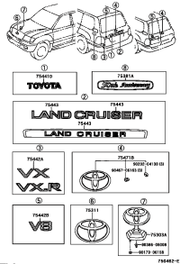 9097502046-EMBLEM, RADIATOR GRILLE (OR FRONT PANEL)