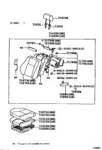 7150260100-Pad, fr seat