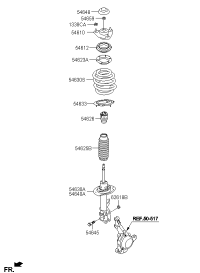 546514Q010-SHOCK ABSORBER ASSY-FR,LH