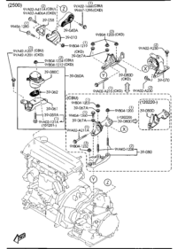 EH4839040-RUBBER,ENGINE MT