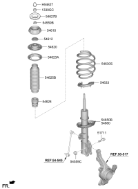 54650K8500-STRUT ASSY-FR,LH