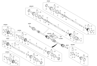 49500F0200-JOINT ASSY-CV LH