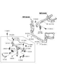 811303F500-LATCH ASSY HOOD