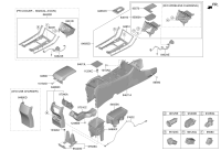 84681Q7000WK-COVERASSYCONSOLERR