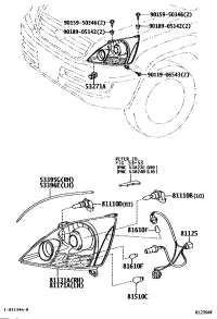 5339560020-SEAL, HOOD TO FRONT END PANEL, NO.1