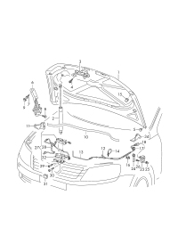 3AA823031-Frt hatch cover: