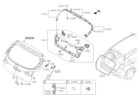 81230A7500-LATCH ASSY-TAIL GATE