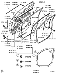 5700B395-PANEL ASSY FR. DOOR