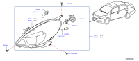 260103AW0B-Head lamp assy