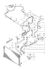 L5QD122051H-RADIATOR HOSE/A3/GOLF/JETTA