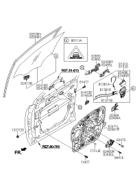 813102W010-LATCH ASSY-FRONT DOOR,LH