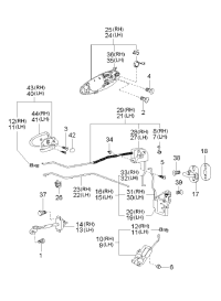813103C000-LATCH ASSY-FR DR LH