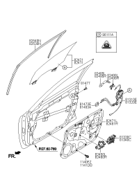 824013N700-PNL ASSY-FR DR MODULE,LH