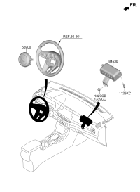 80100Q8000WK-MODULE ASSY-STRG WHEEL AIR BAG