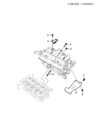 24103605-BRKT,TIMING BELT COV CLIP
