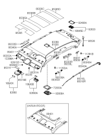 926202E000XU-LAMP ASSY-LUGGAGE COMPARTMENT