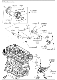 PER515010-WATER PUMP