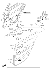 833010Q050RY-PANEL COMPL-REAR DOOR TRIM,LH