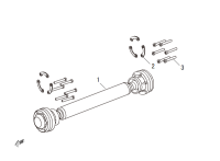 2203100XKW09A-Shaft assy, front axle
