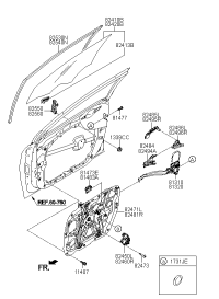 81310C1000-LATCH ASSY-FRONT DOOR,LH
