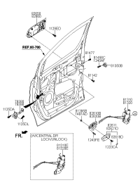 793804H000-CHECKER ASSY-FR DOOR