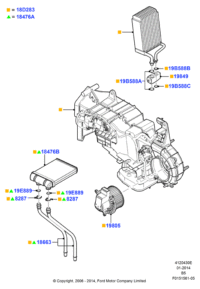 7L1Z19805B-BLOWER ASSY