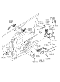 826202E000LM-HANDLE ASSY-DR I/S R