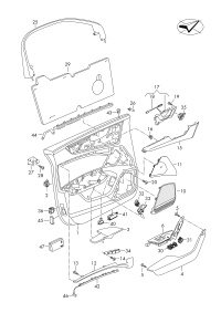 4K0867585-Bezel-pull handle