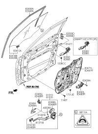 81320C9000-LATCH ASSY-FRONT DOOR,RH