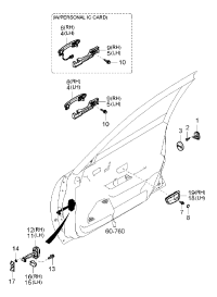 793903F000-CHECKER ASSY-FR DOOR