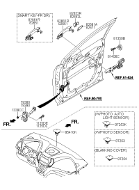 813502W000-STRIKER ASSY-DR
