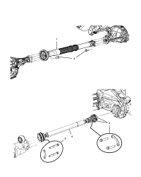 6506497AA-MOUNTING DRIVE SHAFT TO REAR AXLE FLANGE