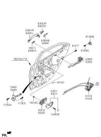 79480D0000-CHECKER ASSY-RR DR L