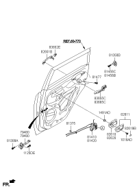 794802K000-CHECKER ASSY-RR DR L