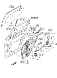 814102W000-LATCH ASSY-REAR DOOR,LH