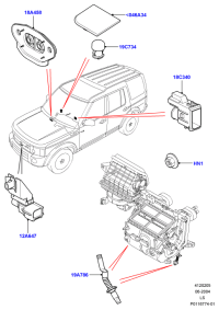 JTF000052-SENSOR AIR COND AMBIENT AIR