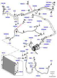 JUF500350-HOSE ASSY-EGR COOLER,OUT