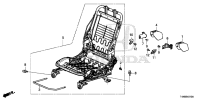 81106T4NH01ZA-Cover, r. rr. seat outer foot