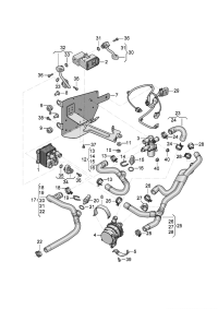 4M0816115A-PORSCHE CAYENNE OILCOOLER 2007