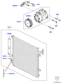 JRB500130-CONDENSER ASSY-COOLER