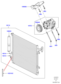 JRB500140-CONDENSER ASSY-COOLER