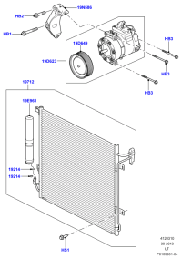 JRB500250-CONDENSER ASSY-COOLER